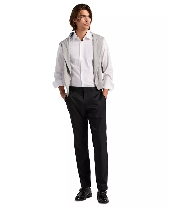 Men's Flat Front Modern-Fit Dress Pants - thumbnail 3