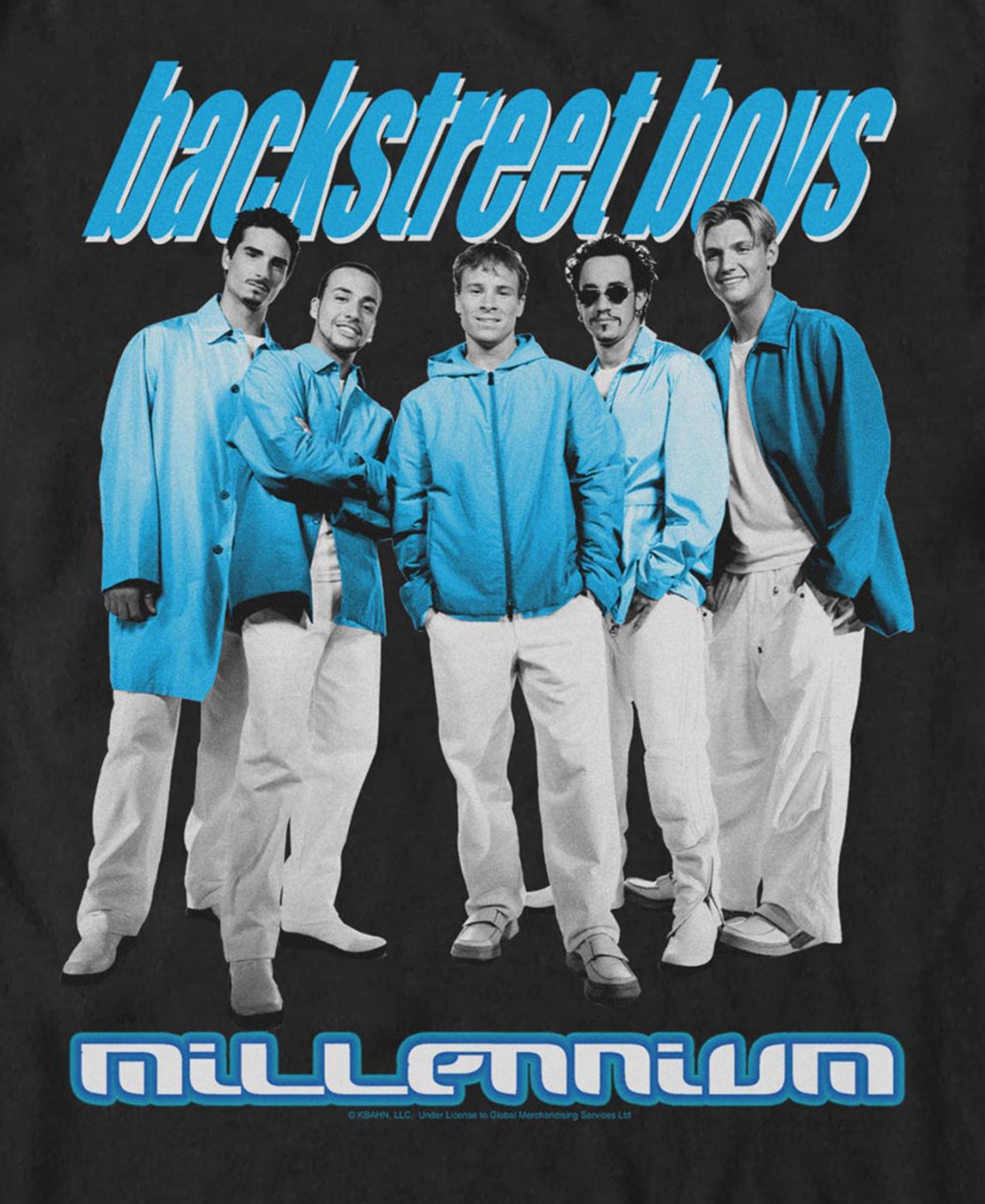 Men's Backstreet Boys Blue Group T-Shirt