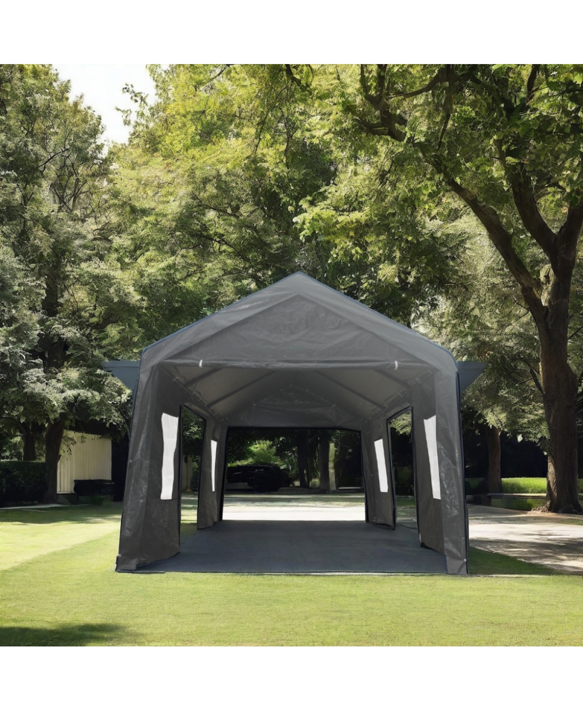 Streamdale Furniture 12x20feet Heavy Duty Portable Garage and Outdoor Party Tent Canopy