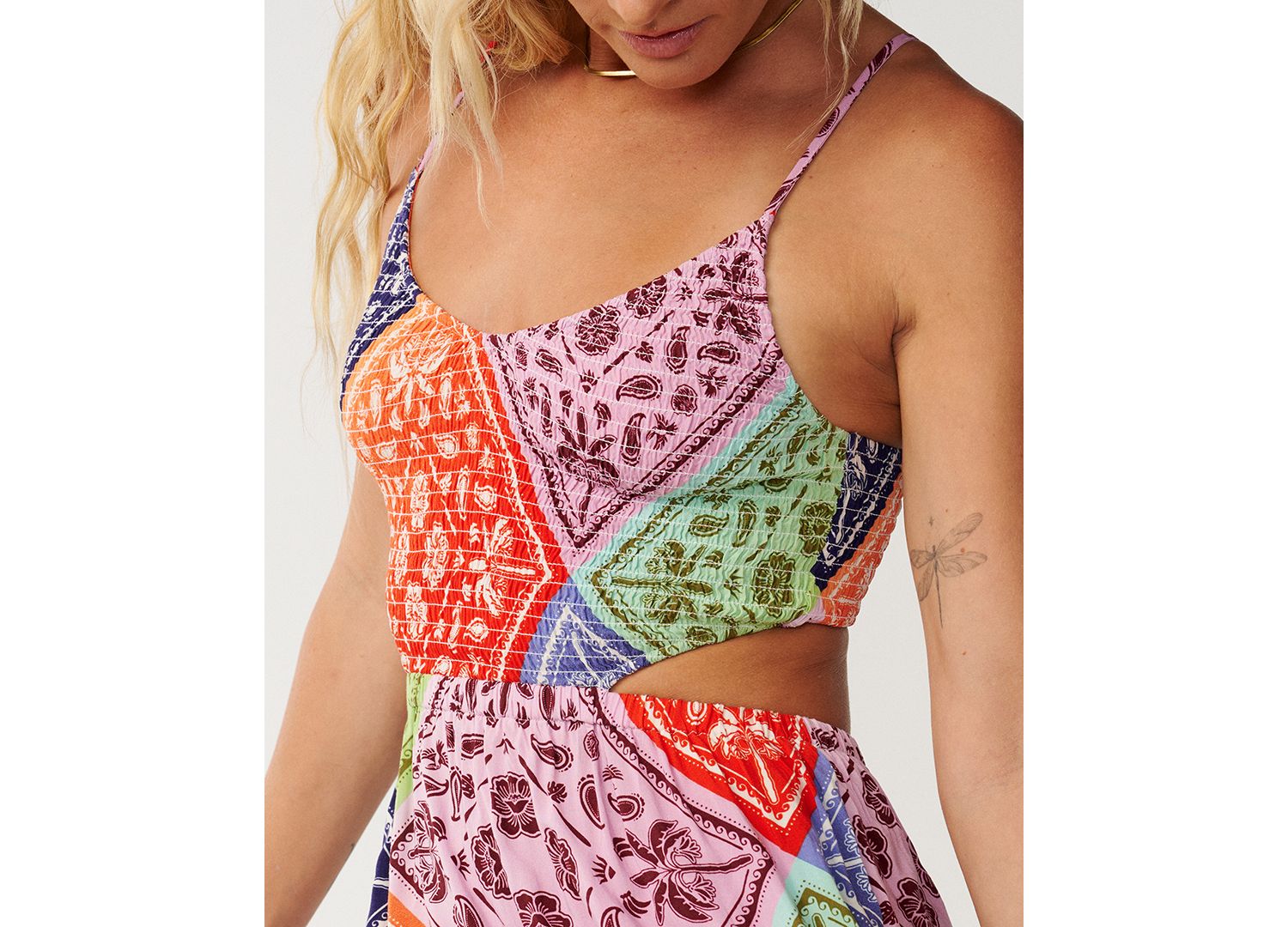 Women's Bossa Nova Floral-Print Sleeveless Maxi Dress