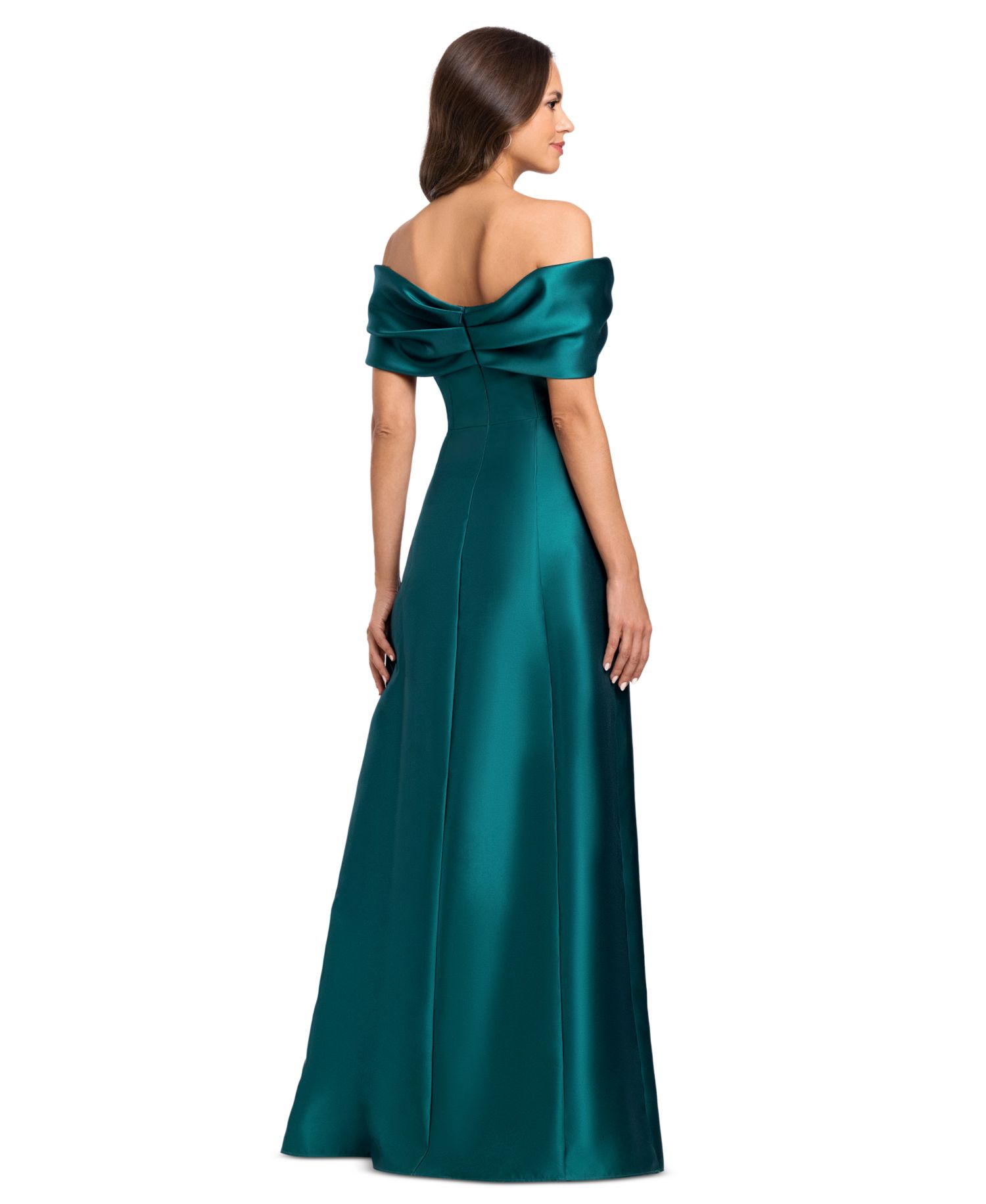 Women's Off-the-Shoulder A-Line Gown