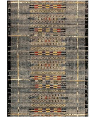Lush Decor Marina Tribal Stripe 6'6" x 9'4" Outdoor Area Rug