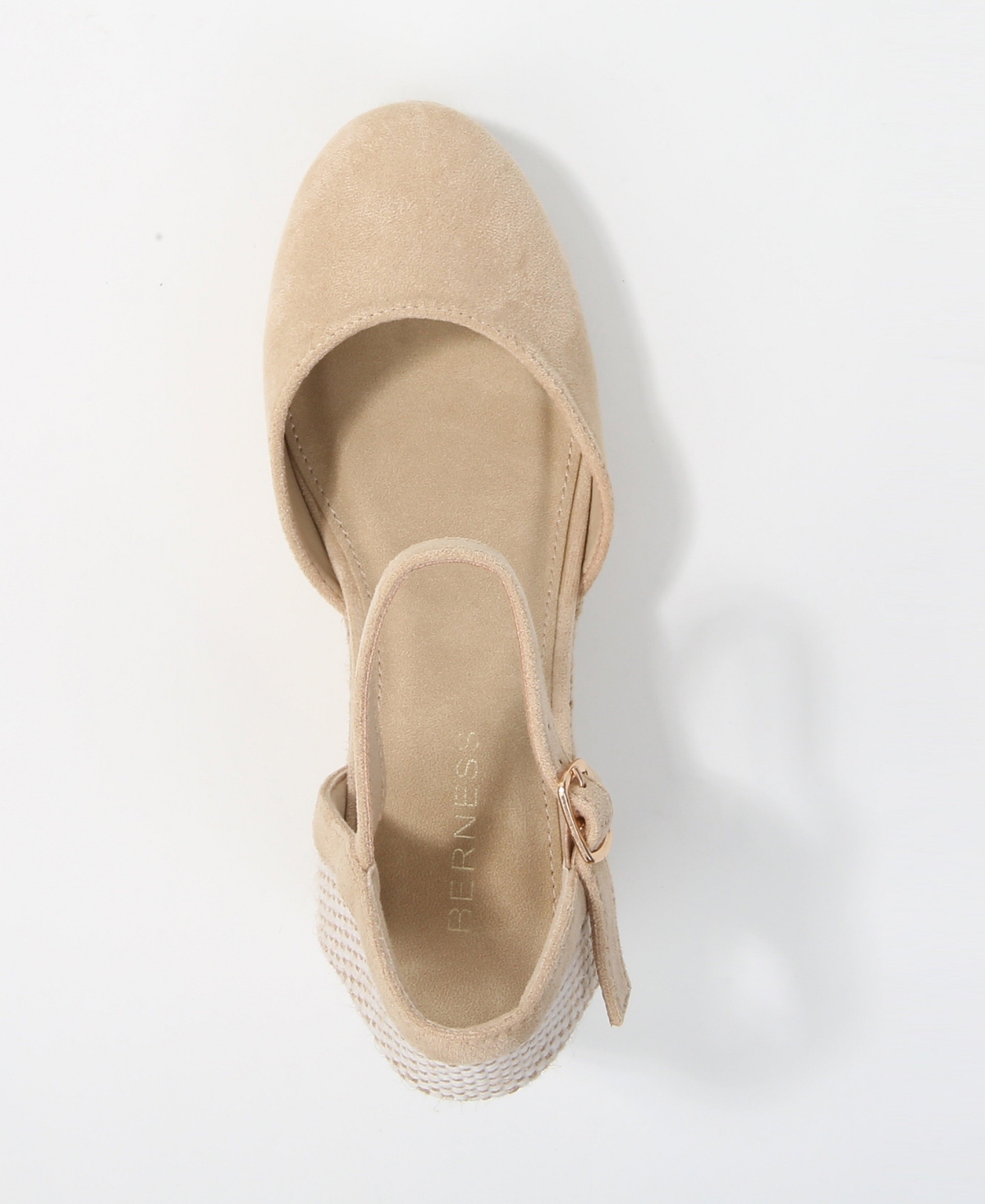 Berness Women's Marlene Jute-Wrapped Closed Toe Espadrille Wedges