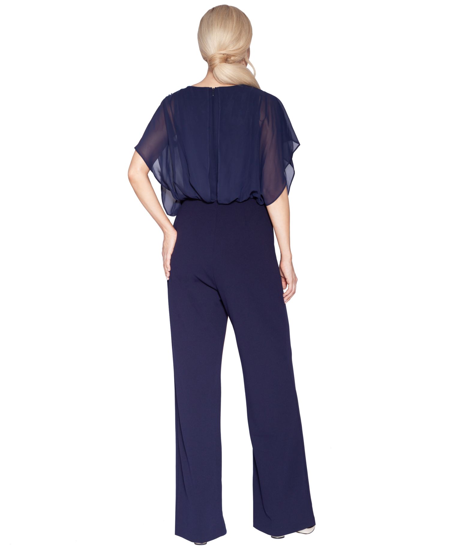 Women's Floral Applique Jumpsuit