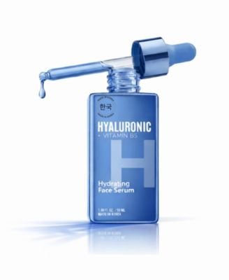 Hyaluronic + Vitamin B5 Hydrating Face Serum - Korean Skincare Dual-Action Plumping and Barrier Repair Treatment