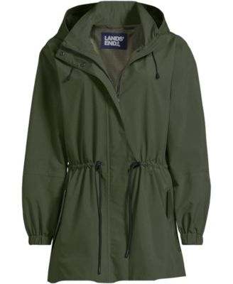 Plus Size Packable Rain Parka