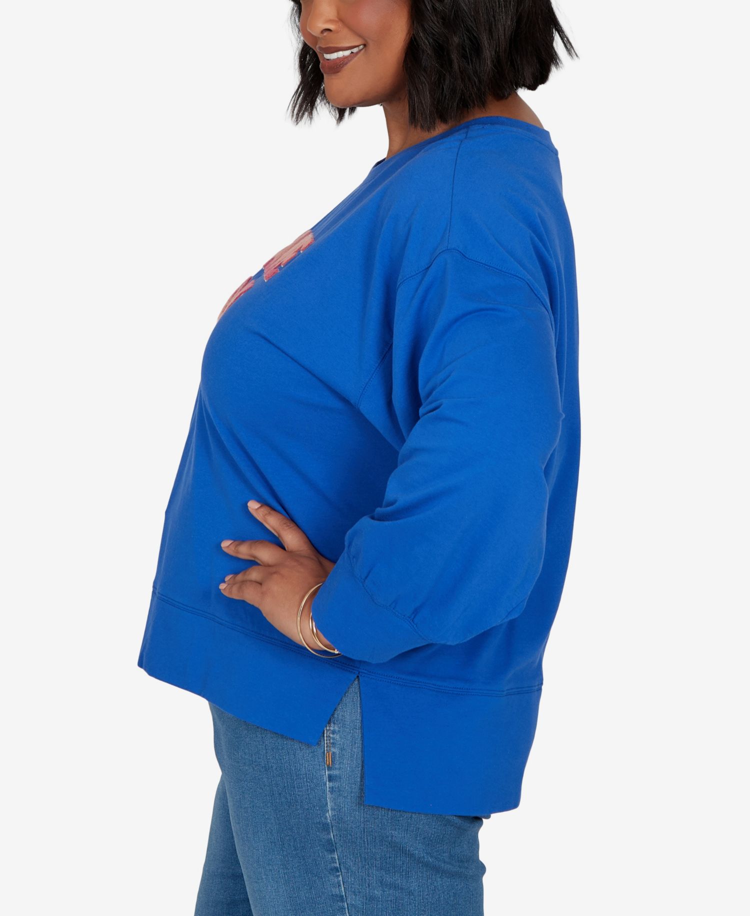 Plus Size Game Day Graphic Terry Sweatshirt