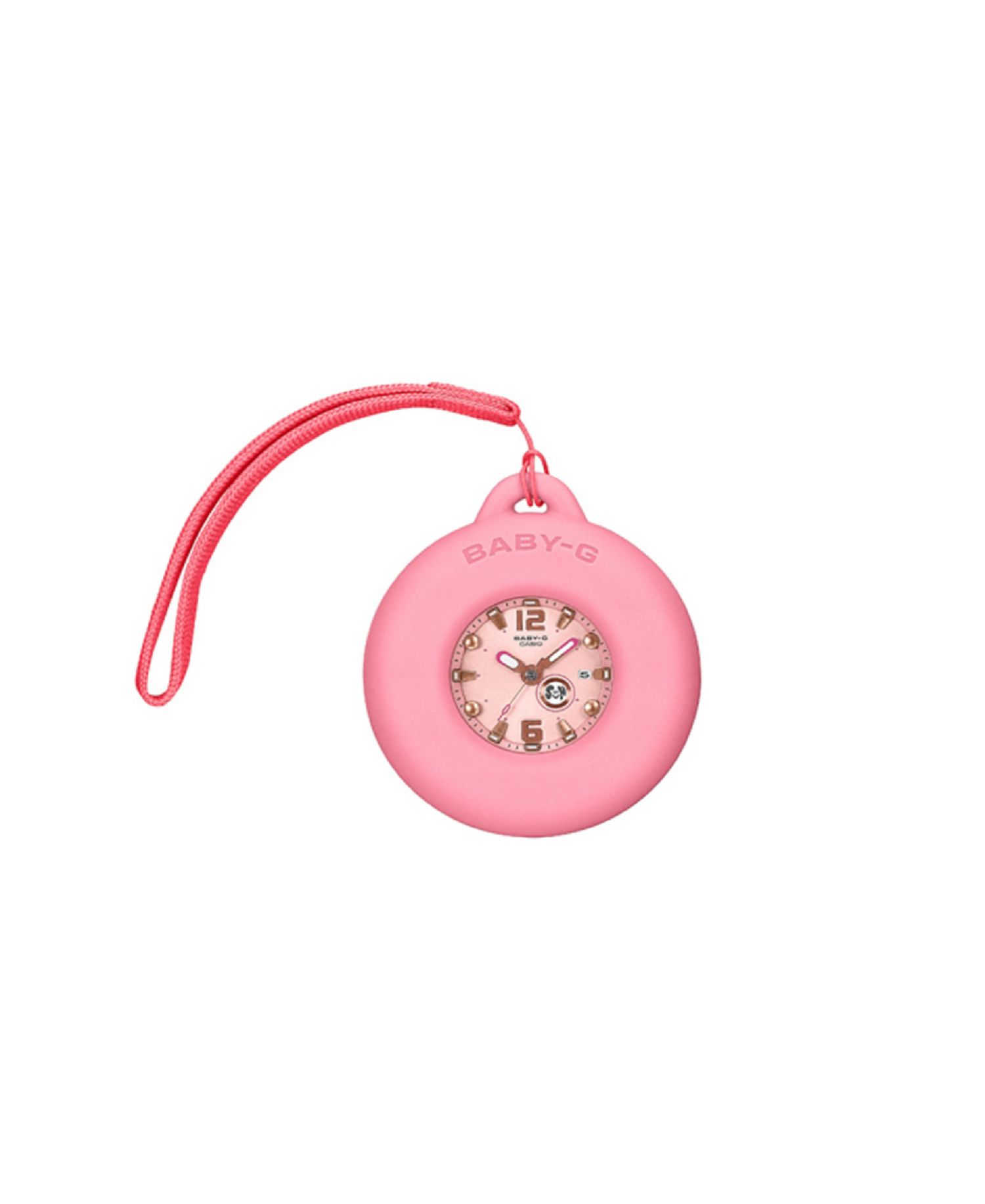 Baby-G Women's Pink Resin Analog Watch 42.4mm