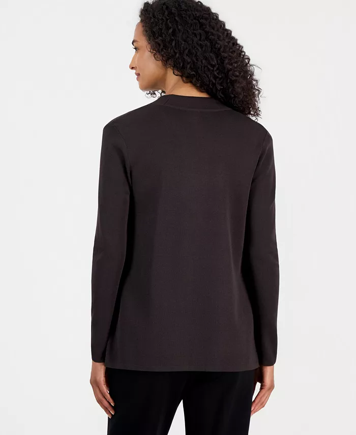 Women's Fine Rib Open-Front Malibu Cardigan - thumbnail 10
