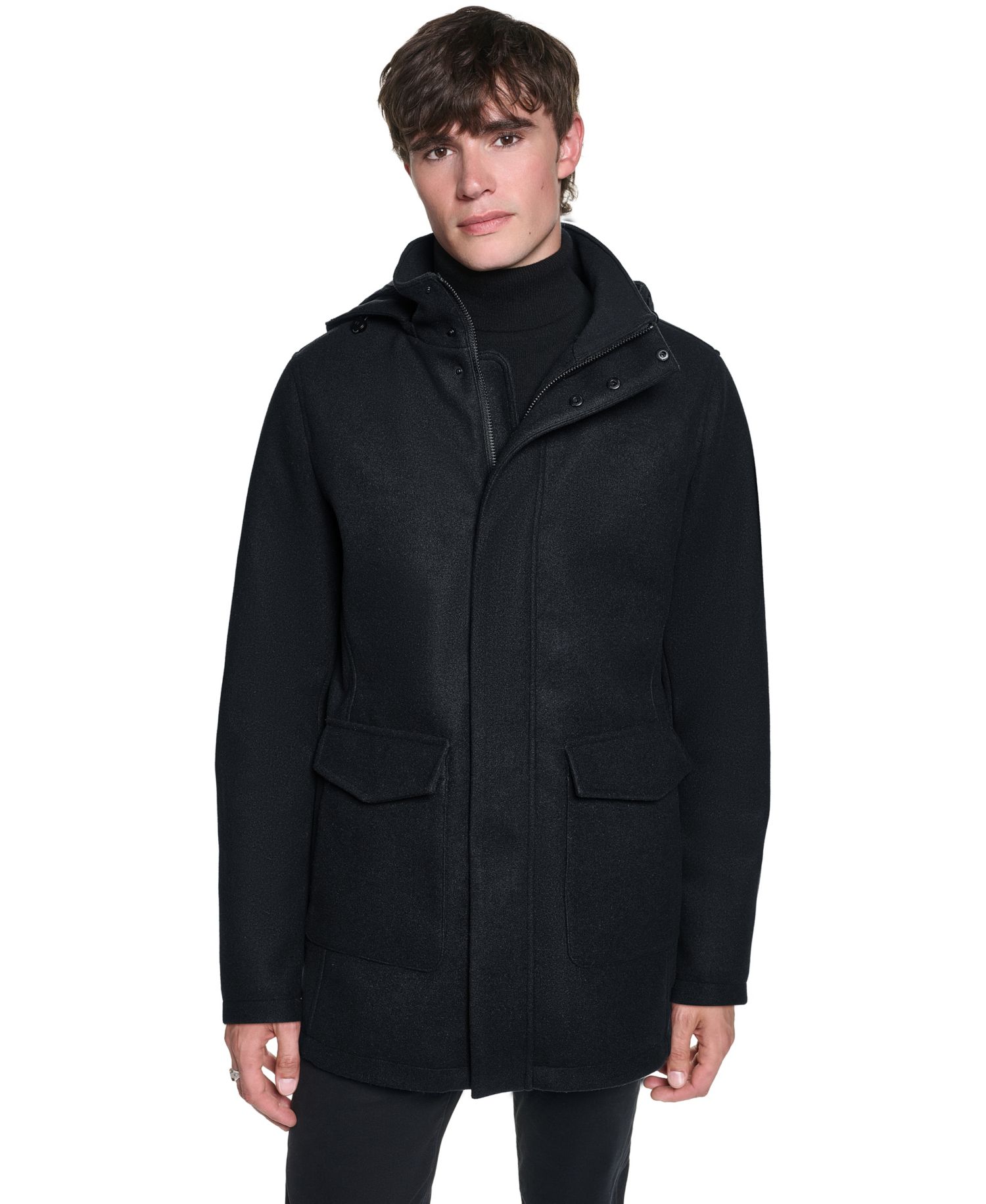 Men's Stadium Coat with Patch Pockets