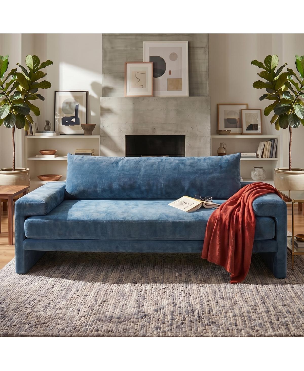 Streamdale Furniture Chenille 3-Seater Sofa with Wide Armrests and Ergonomic Support