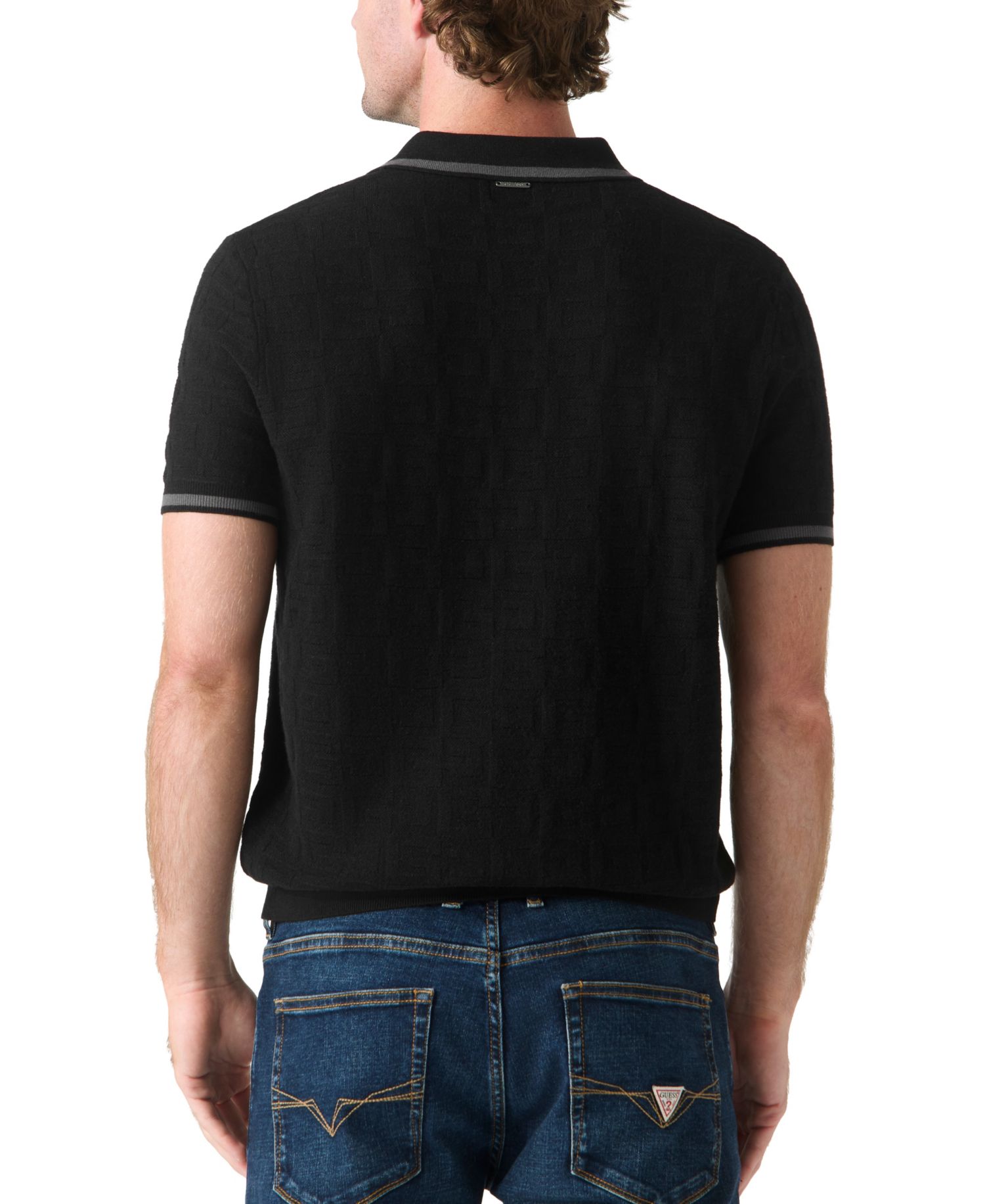 Men's Smith Spread Collar Polo Sweater