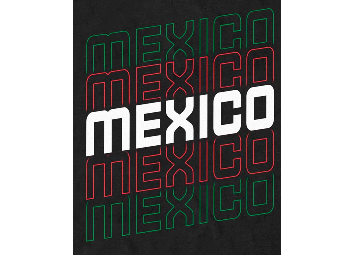Men's Mexico Stack Graphic T-Shirt