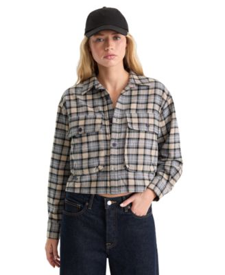 Women's Button-Front Collared Shirt