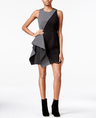 RACHEL Rachel Roy - Asymmetrical Sheath Dress