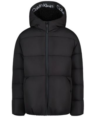 Boys' 4-7 Relaxed-Fit Long-Sleeve Puffer Jacket