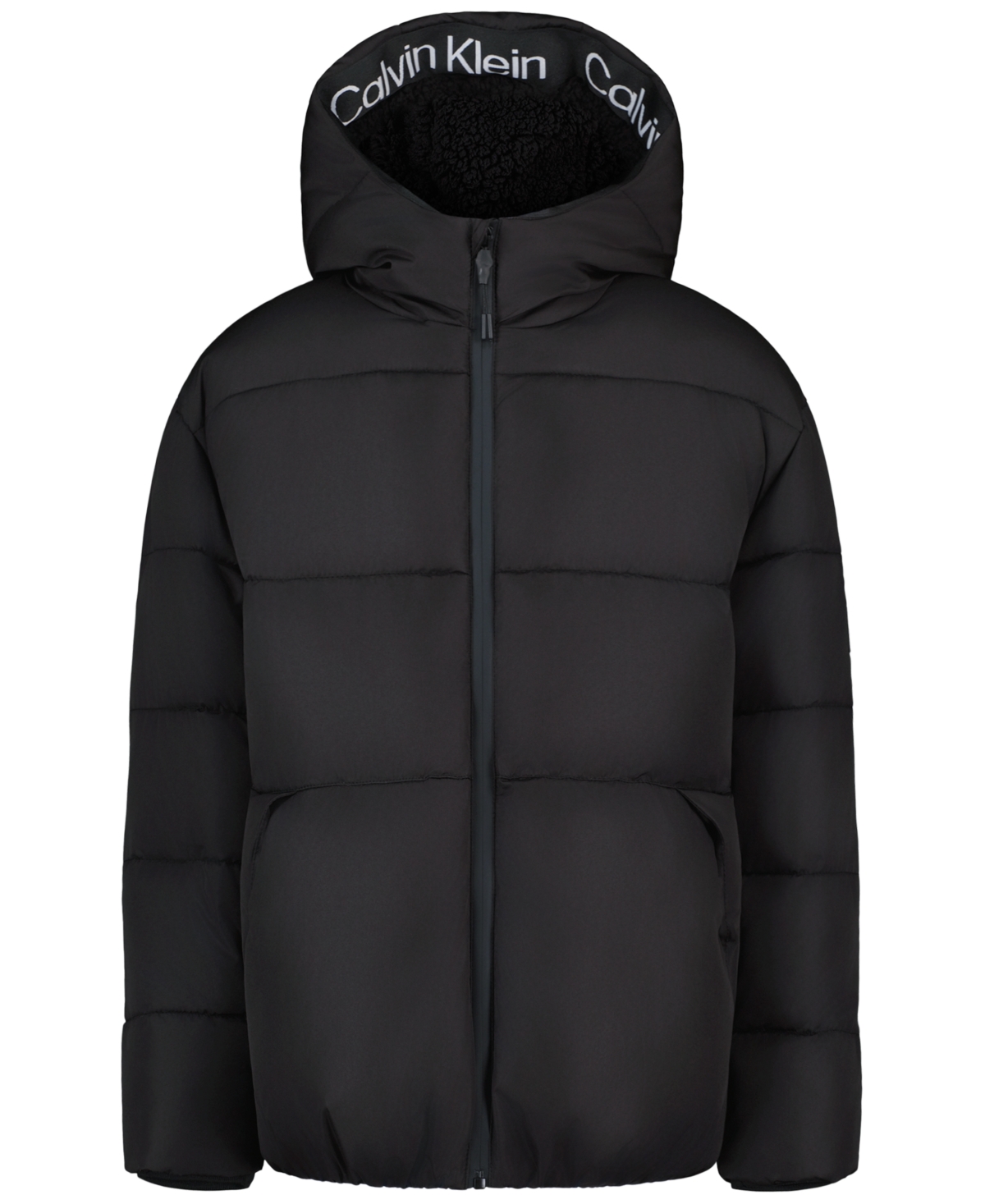 Calvin Klein Boys' 4-7 Relaxed-Fit Long-Sleeve Puffer Jacket