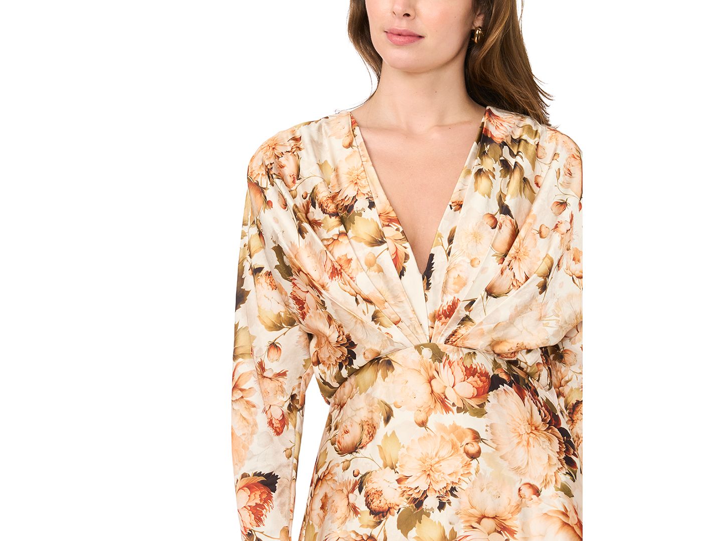 Женское платье Parker V-Neck Maxi, цвет: Молочный — фото 4