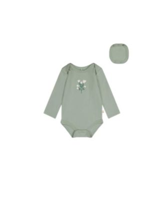Baby Girl b ( 3M to 24M ) Cotton Onesie Greyish