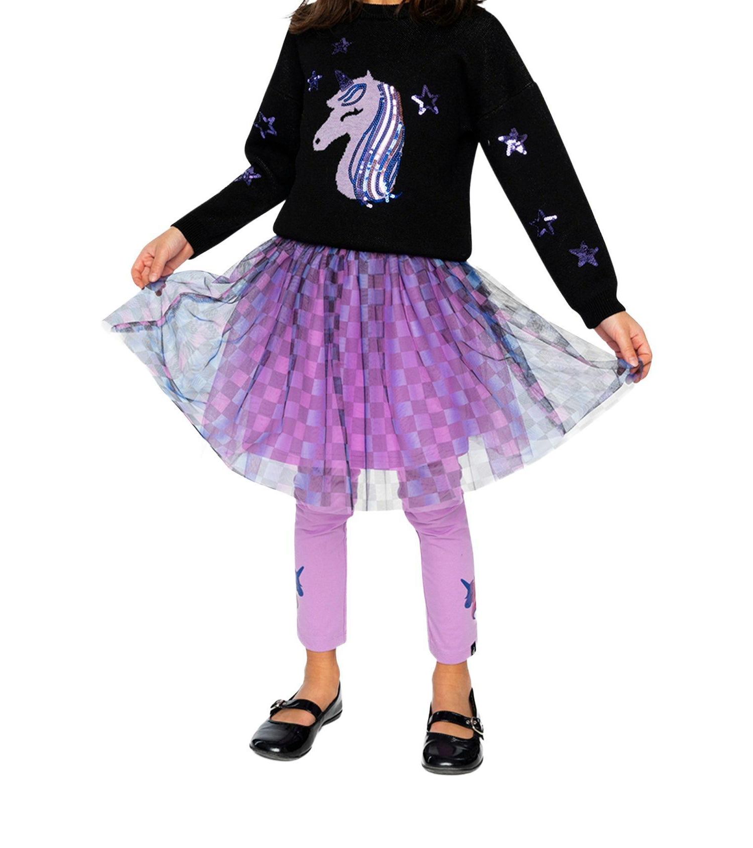 Little and Big Girl (6 - 12) Cotton Jersey Leggings Pant