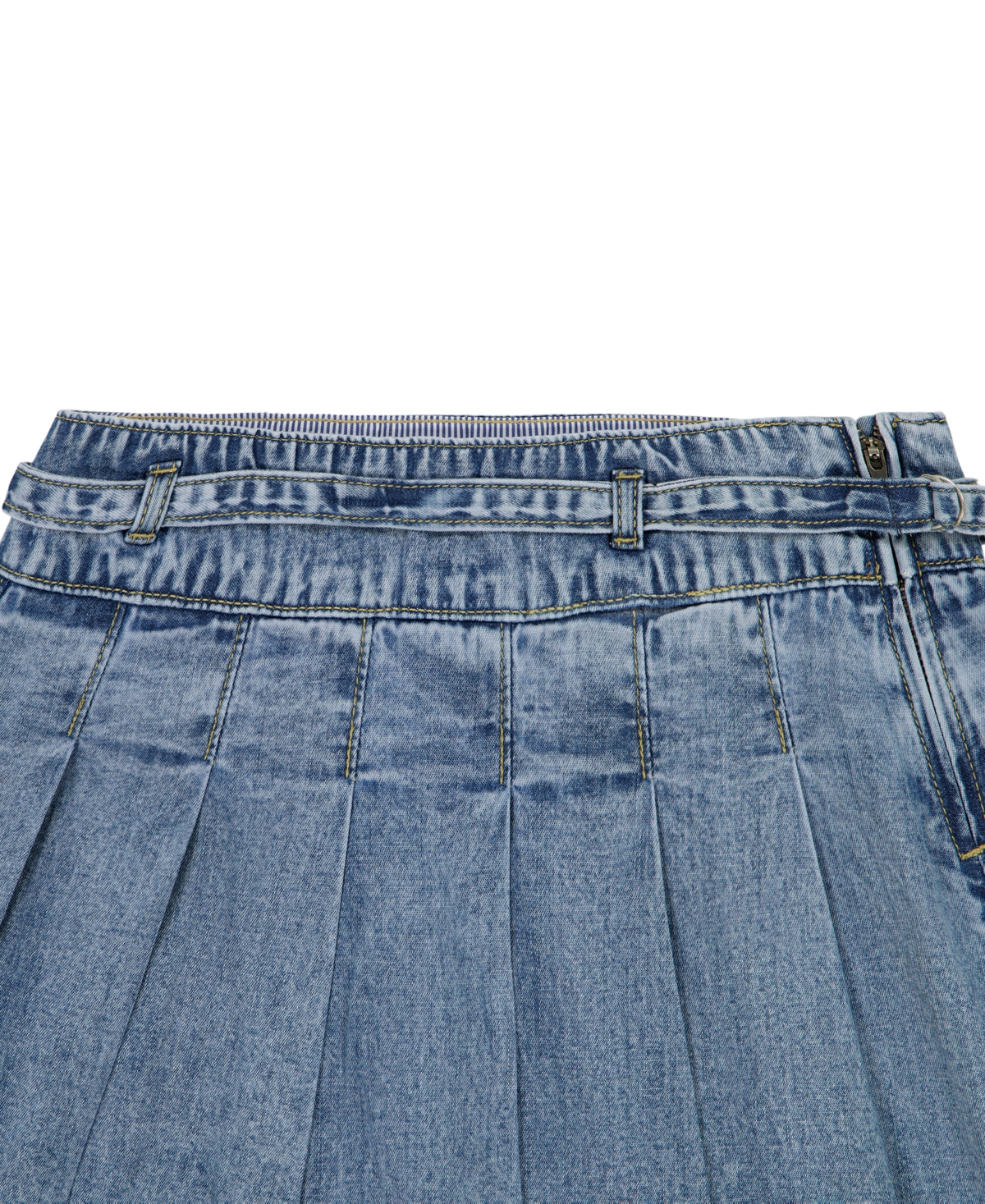 Tommy Hilfiger Girls' 7-16 Denim Pleated Skirt