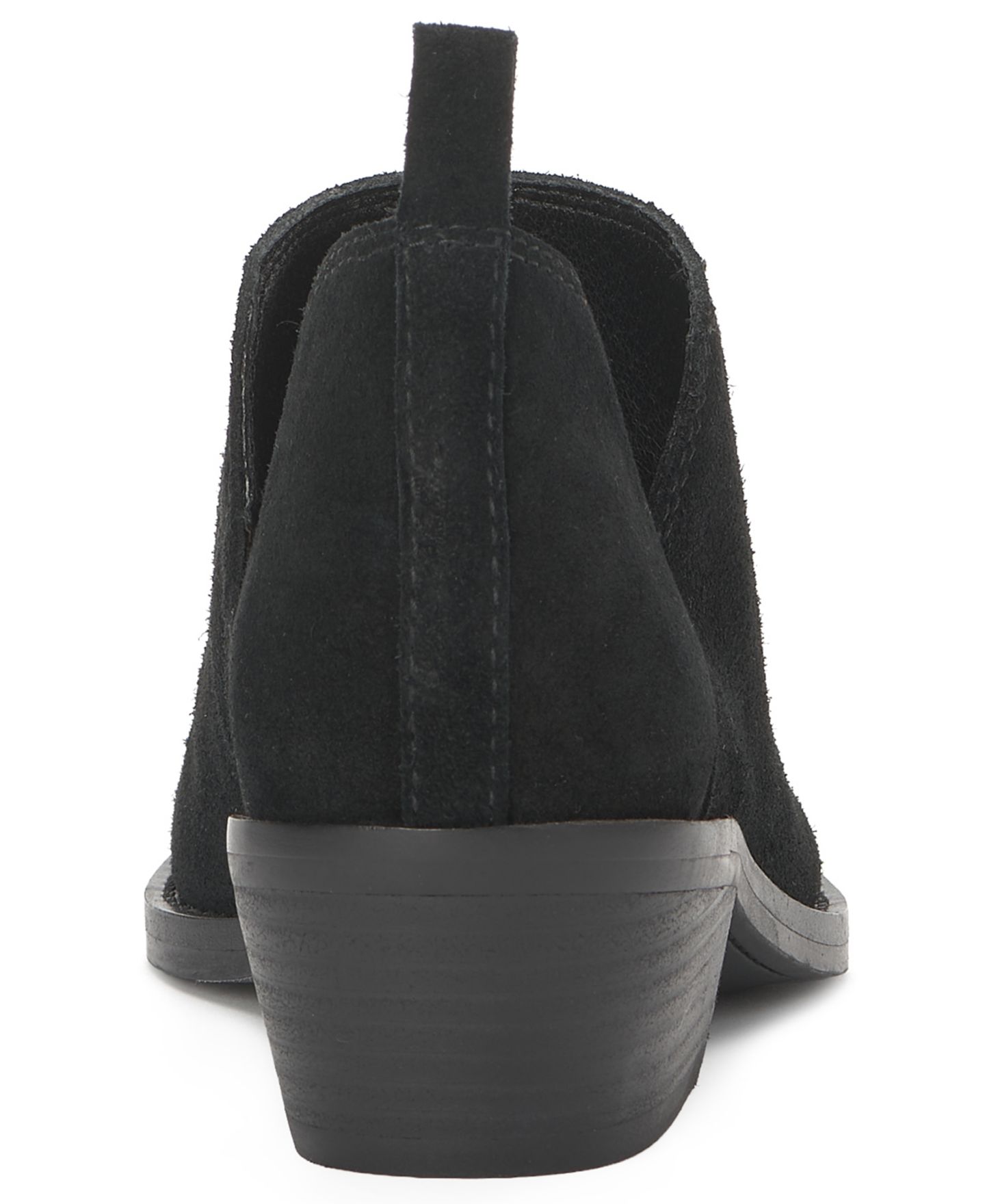 Женские ботинки Lucky Brand Fayth Slip-On Ankle Booties, цвет: Чёрный замшевый — фото 3