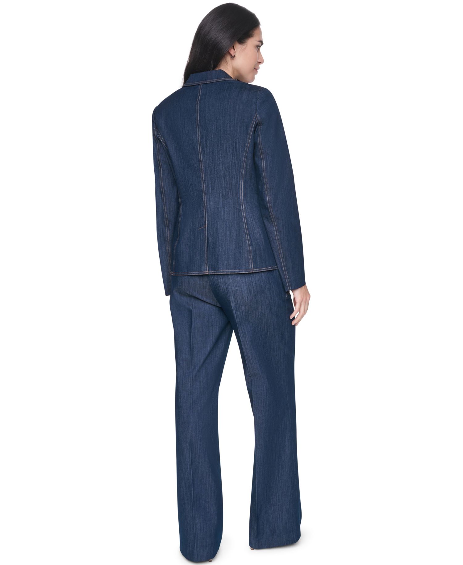 Women's Notch-Collar One-Button Blazer