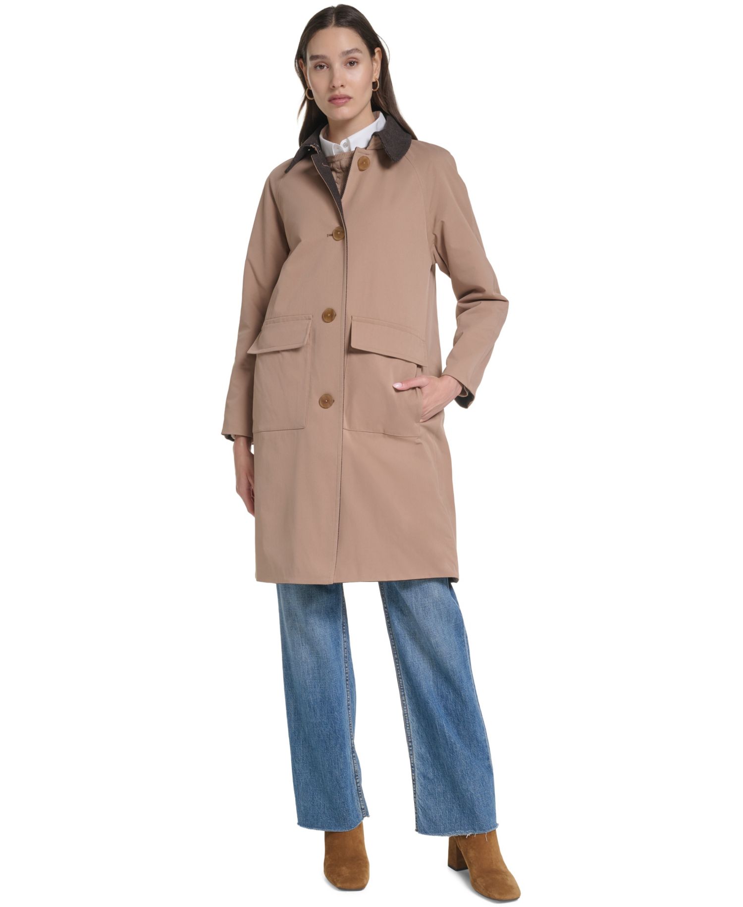 Women's Reversible Balmaccan Coat