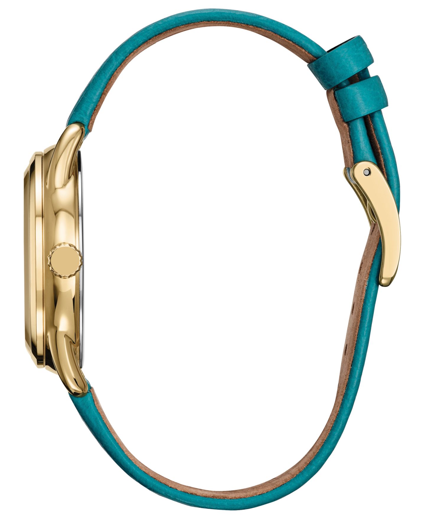 Женские часы Citizen Princess Moana Teal Leather Strap Watch 36mm — фото 2