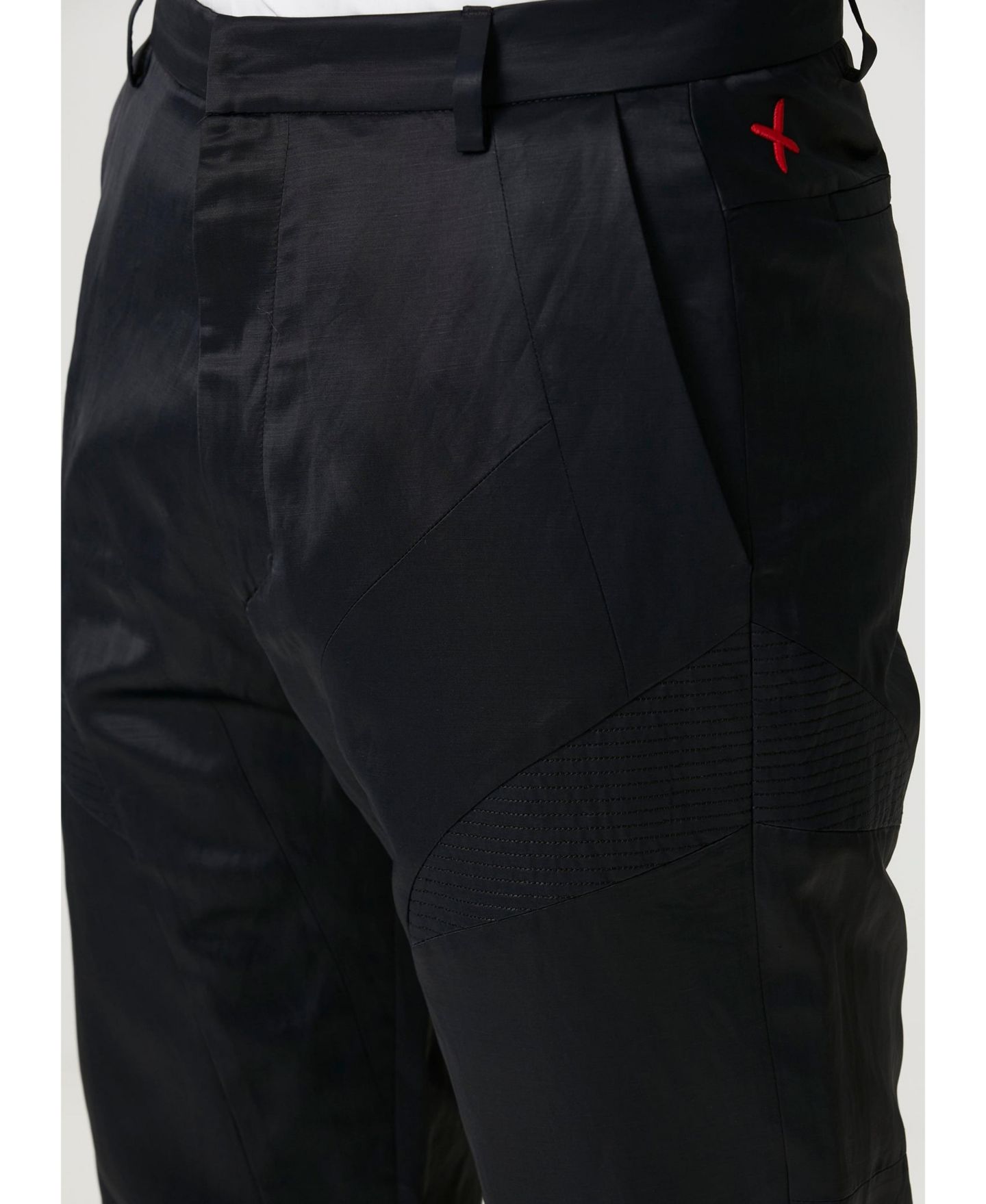 Мужские брюки PCFG Shiny Woven Regular Fit, цвет: Чёрный — фото 6