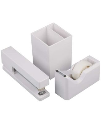 Desk Stapler and Tape Dispenser Set Sturdy Office Supplies