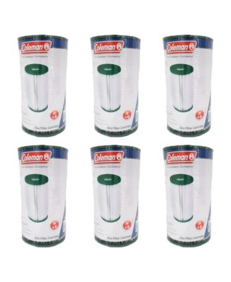 Coleman 90358 Pool Filter Pump Replacement Cartridge Type IV, Type B (6 Pack)