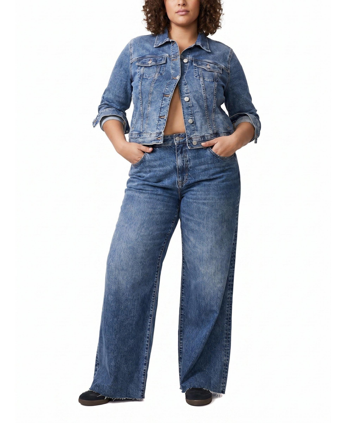 Torrid Women's Plus High-Rise Baggy Wide-Leg Jean