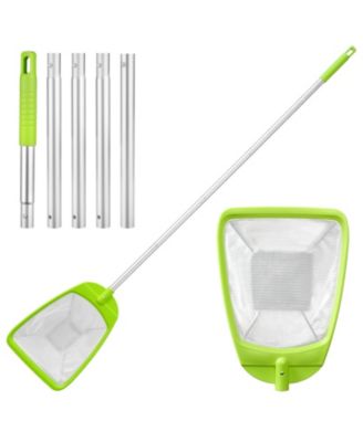 Pool Skimmer Net Leaf Rake Aluminum Pole