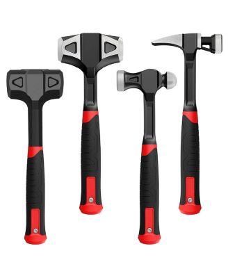 Hammer Set Carbon Steel Rubber Grip