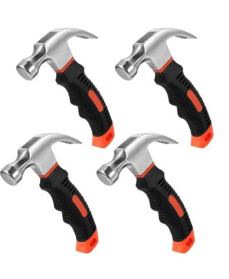 Stubby Claw Hammer Soft Rubber Handle Home DIY Woodwork Camping