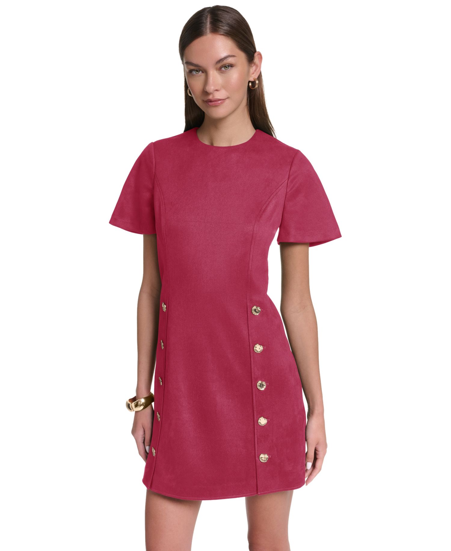 Women's Crew Neck Shift Dress