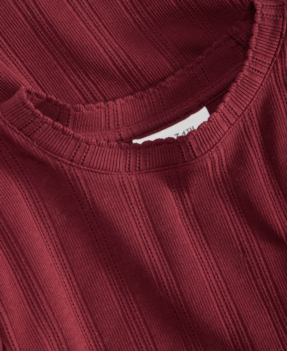 On 34th Women's Long-Sleeve Pointelle Cropped Romy T-Shirt, Macy's Exclusive
