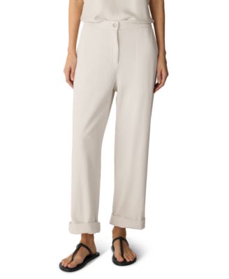 Petite Straight Ankle Pant High-Rise Pants