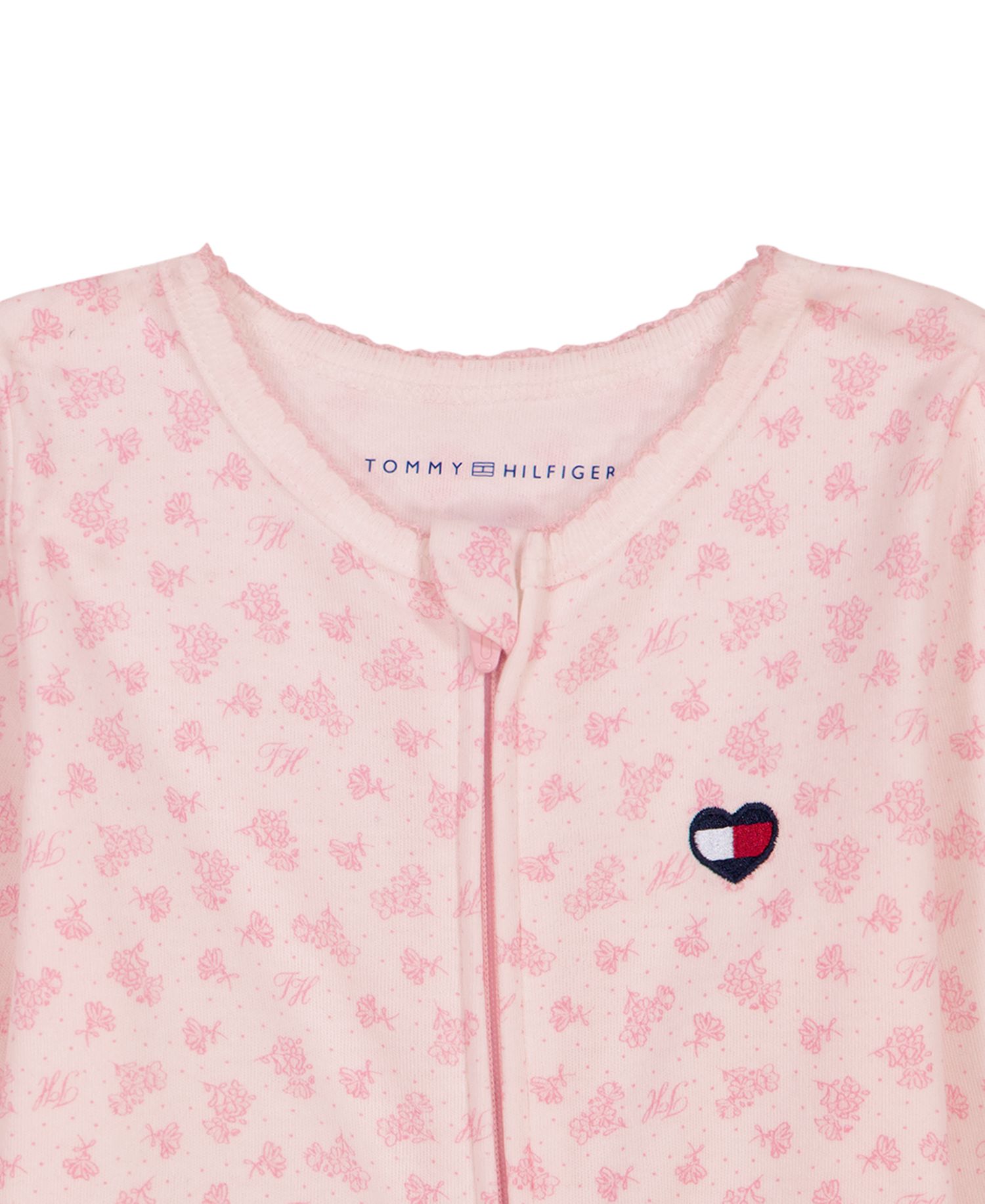 Baby Girls' Long-Sleeve Footed Coverall
