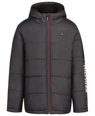Boys' 4-7 Logo Puffer Jacket