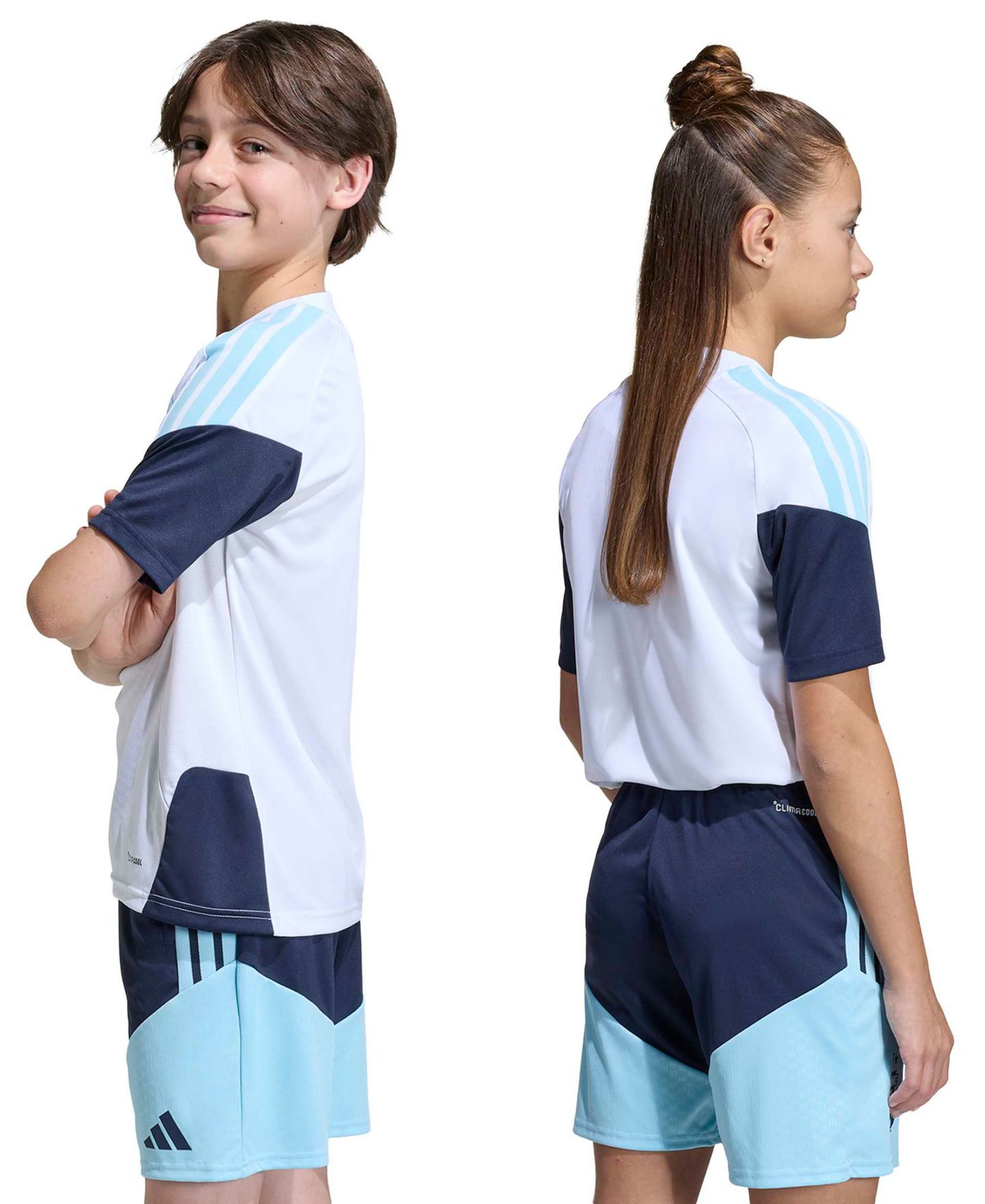 Футболка adidas Argentina 26 Tiro Short-Sleeve Training T-Shirt для мальчиков, цвет: Белый — фото 7