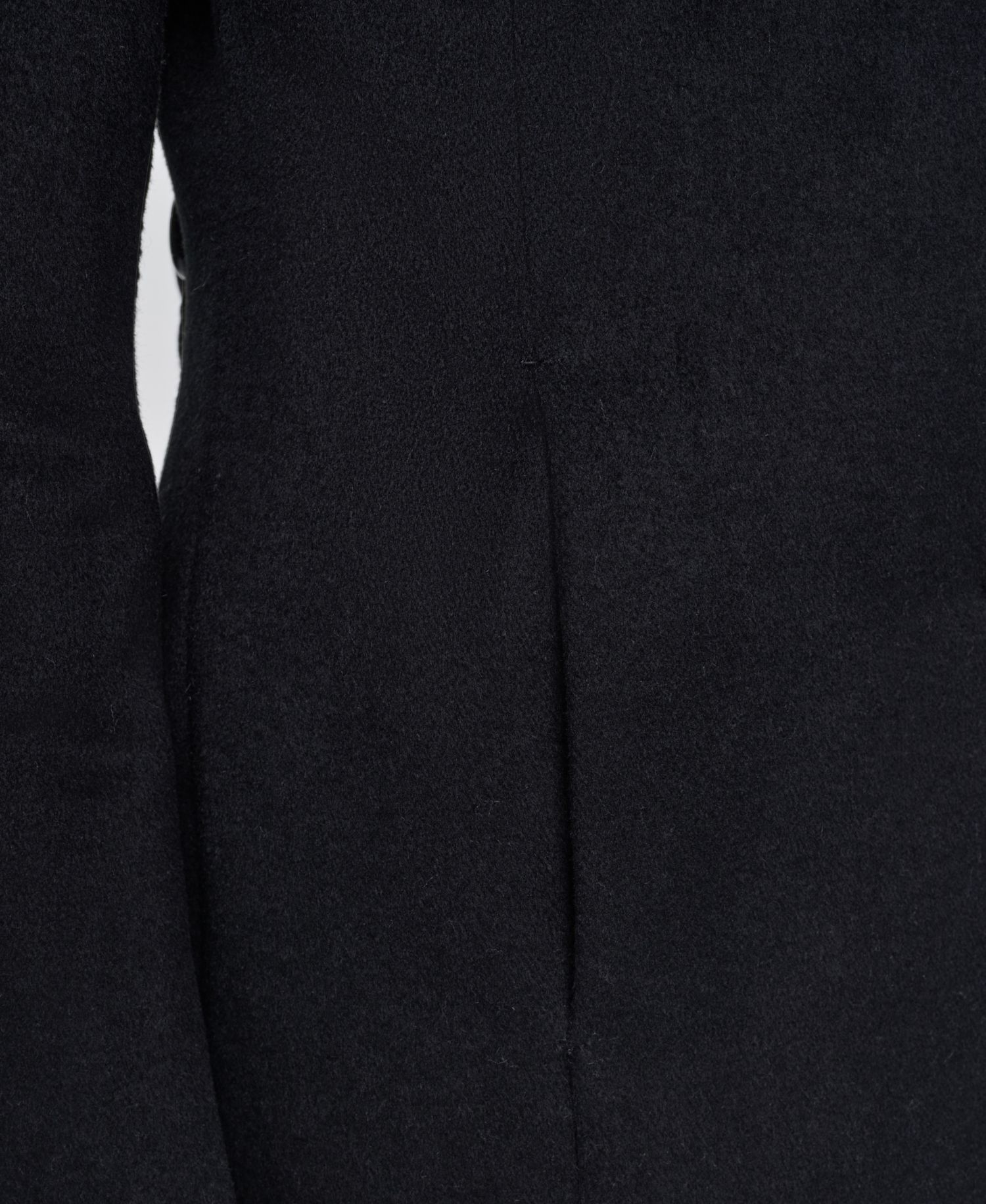 Women's Large-Collar Wool-Blend Coat