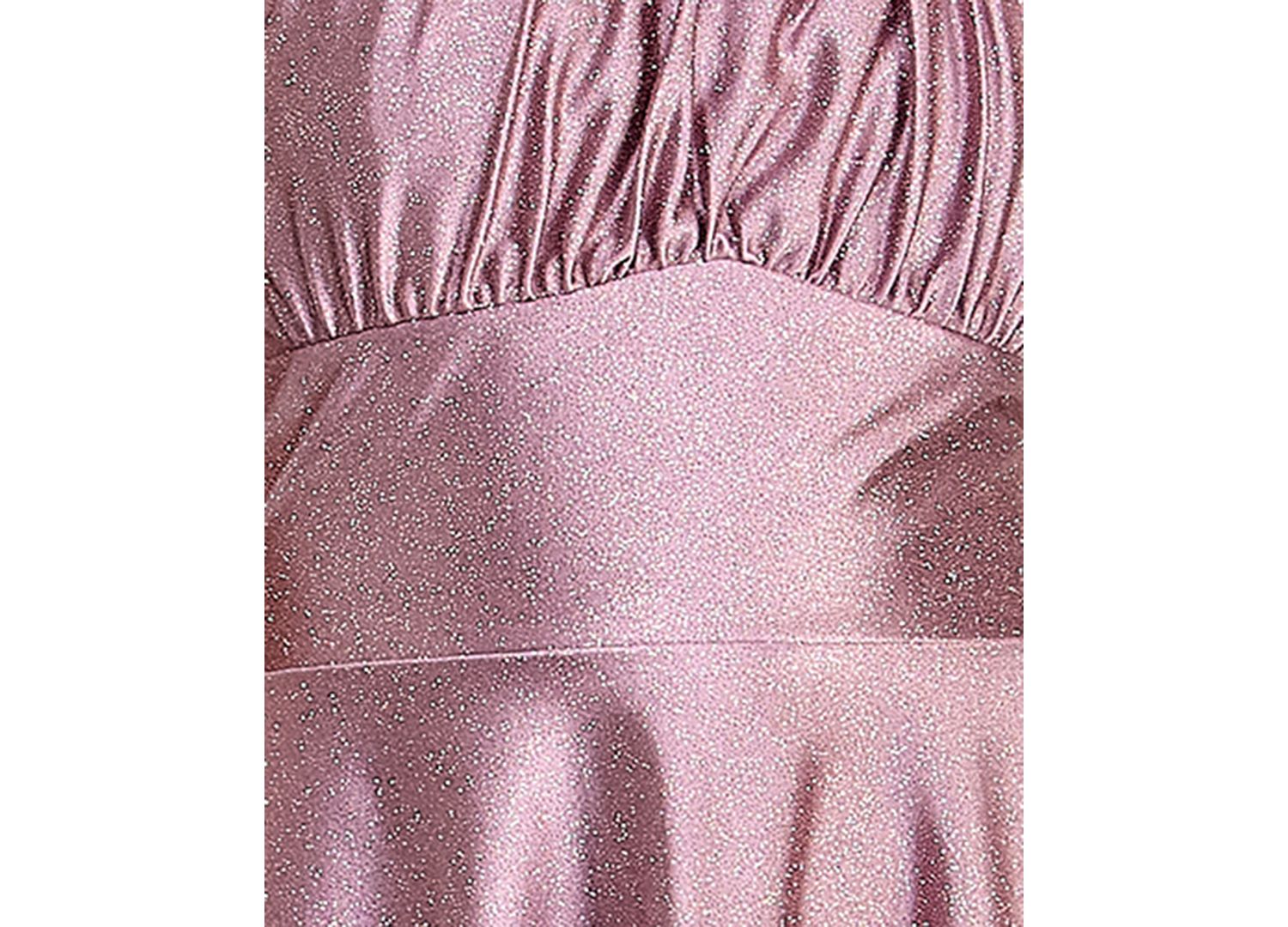 Juniors' Glitter-Knit Fit & Flare Dress