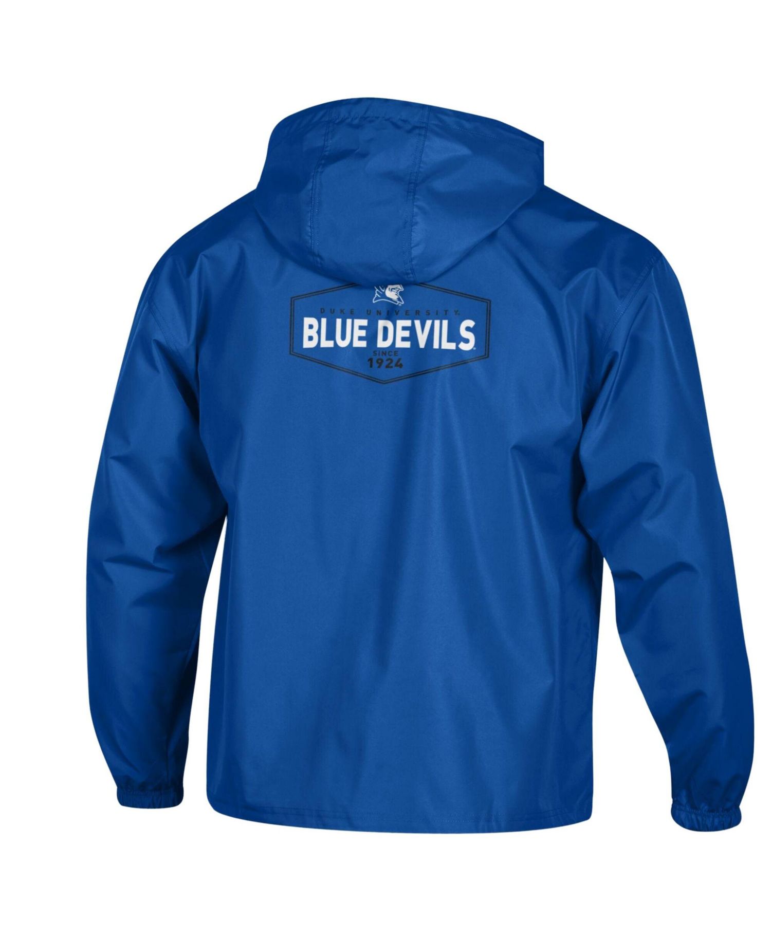 Men's Royal Duke Blue Devils Delay Packable Half-Zip Hoodie