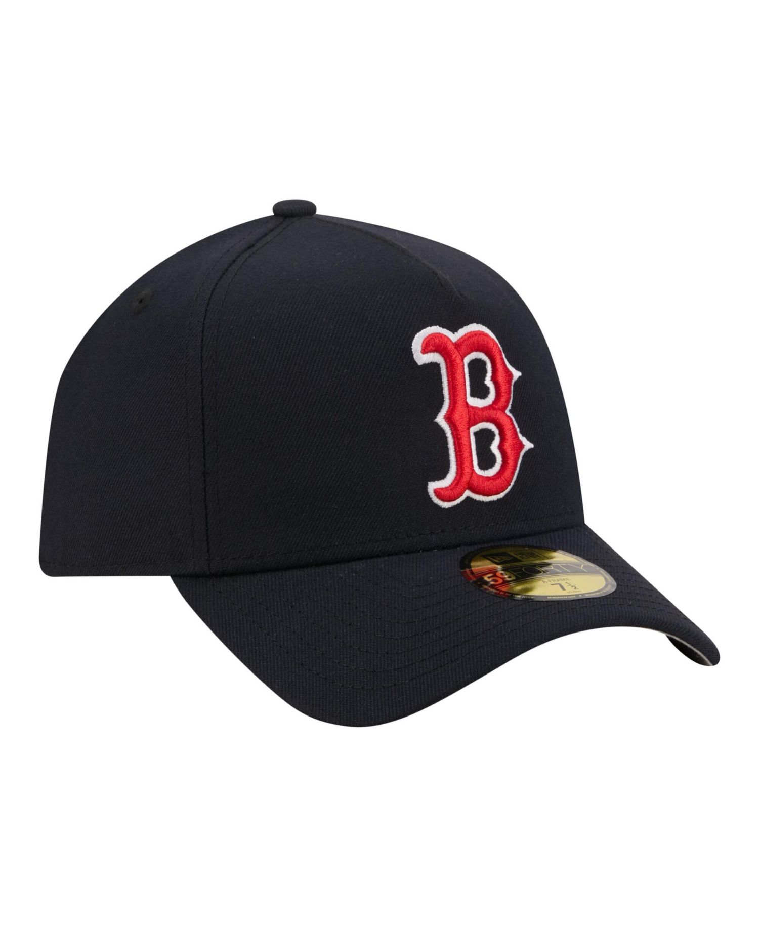 Men's Navy Boston Red Sox A-Frame 59FORTY Fitted Hat