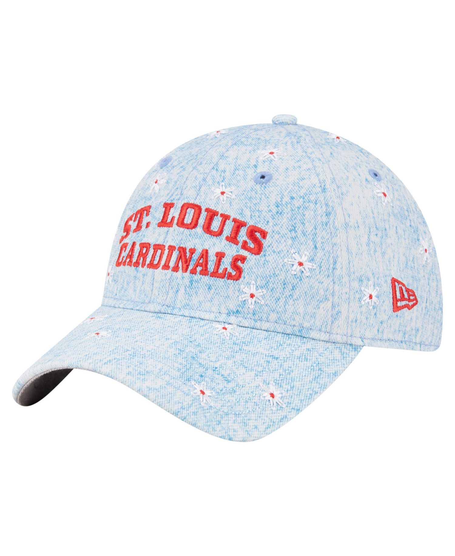 Women's Light Blue St. Louis Cardinals Daisy All Over 9TWENTY Adjustable Hat