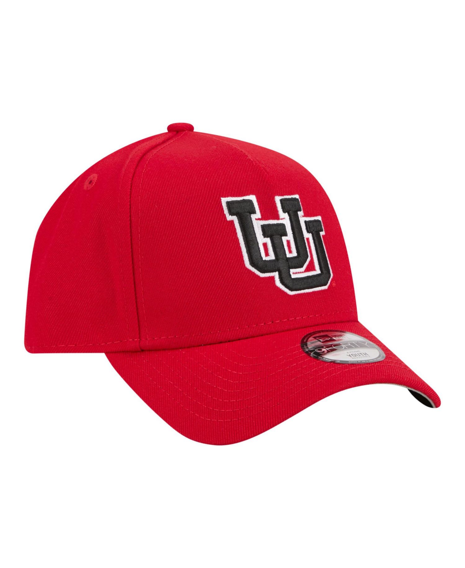 Big Boys and Girls Red Utah Utes 9FORTY A-Frame Adjustable Hat