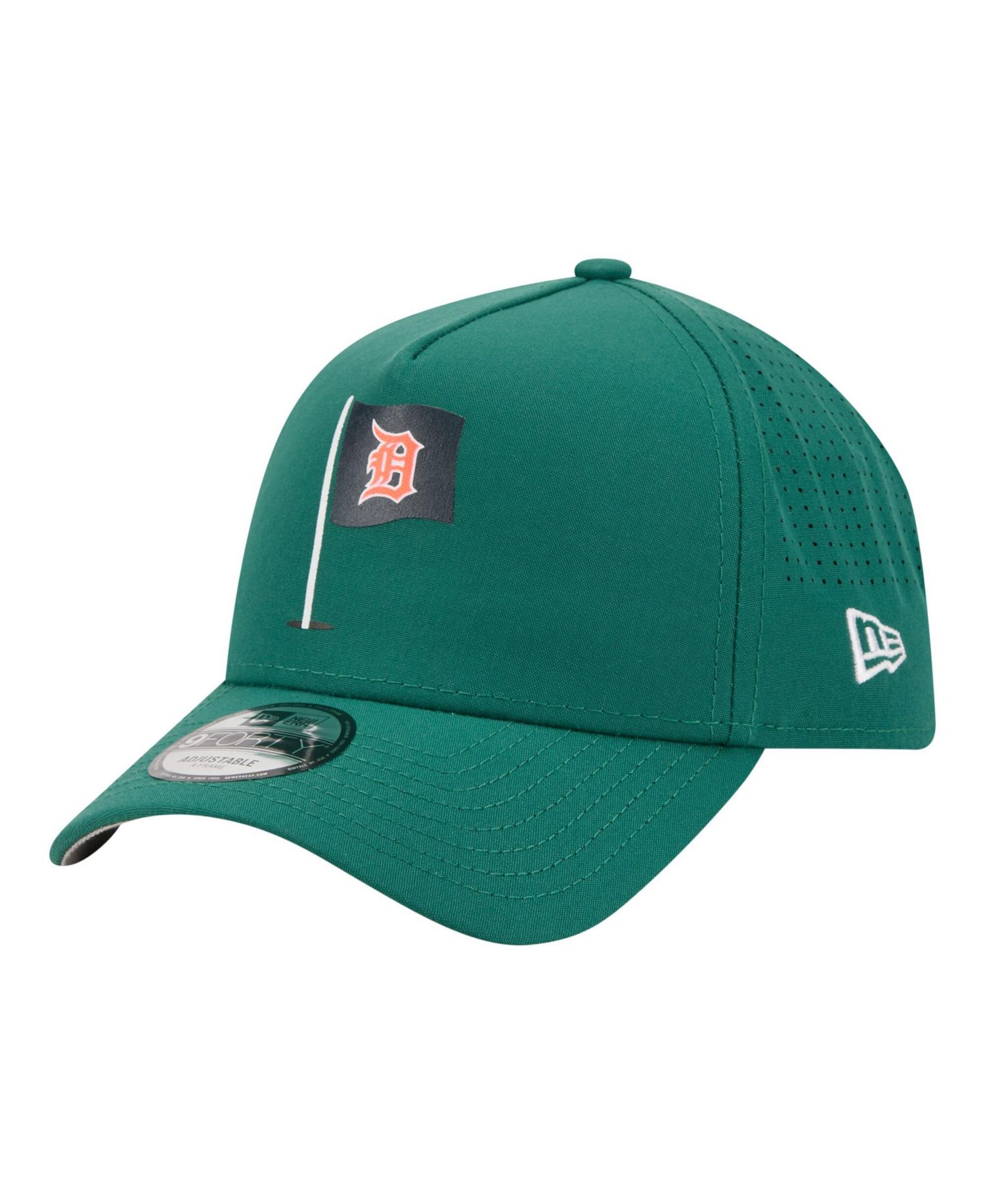 Men's Green Detroit Tigers Pin Seeker 9FORTY A-Frame Adjustable Hat