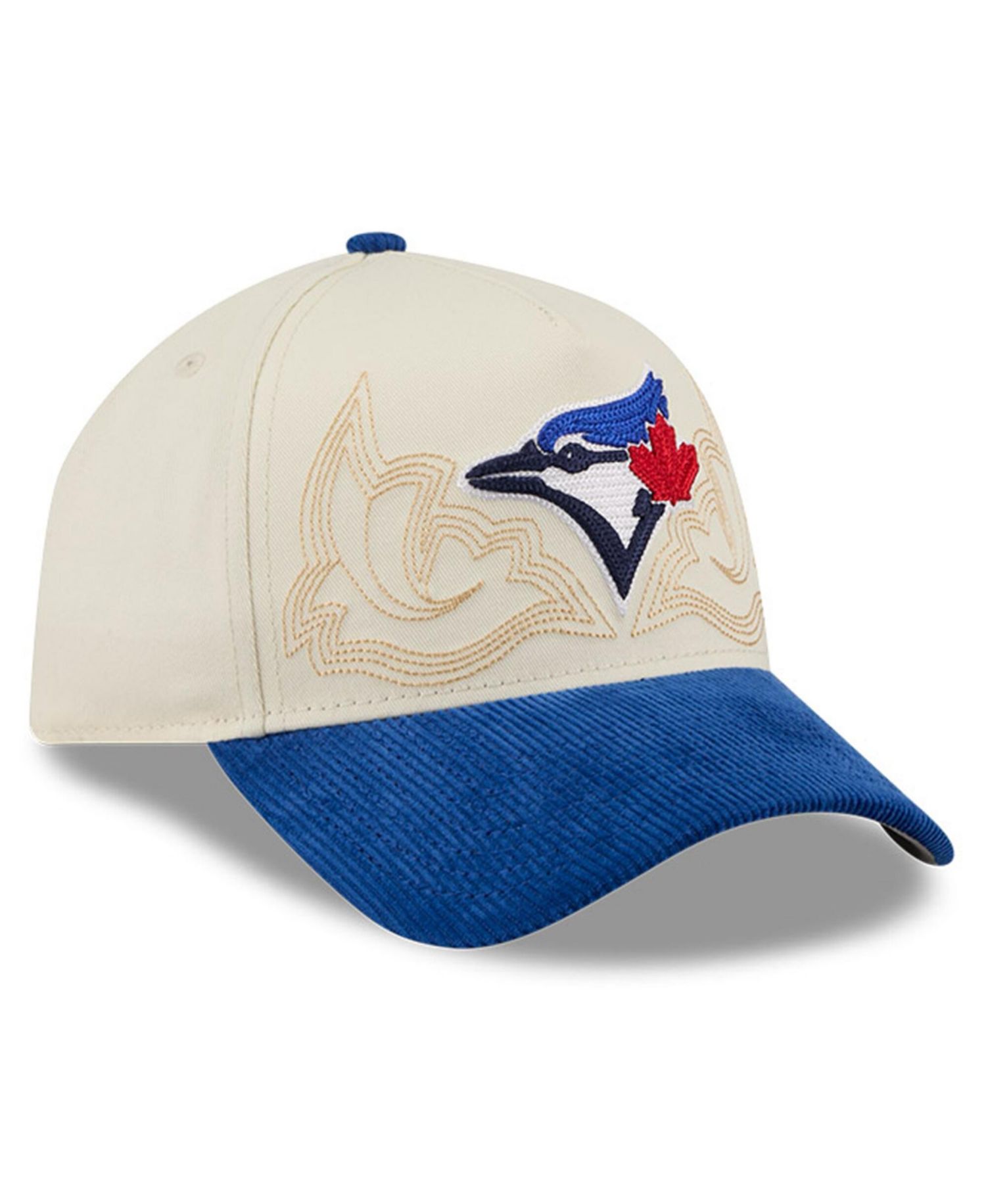 Men's Stone Toronto Blue Jays Western Stitch 9FORTY A-Frame Adjustable Hat